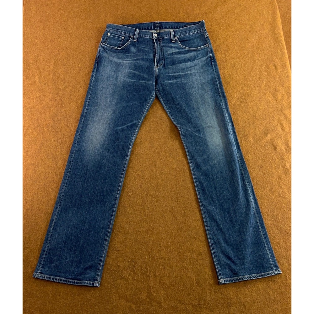 Citizens of Humanity Mens 36 Blue Core Straight Leg Jeans